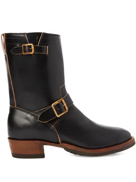 Botine Ralph Lauren Rrl cu cataramă negru