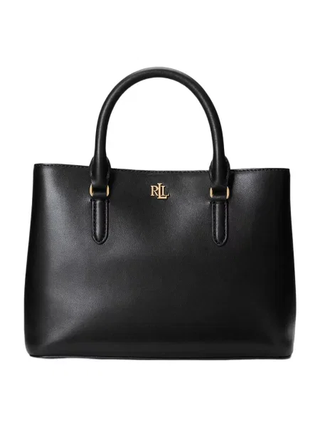 Torba typu kuferek z uchwytem model ‘MARCY’ Lauren Ralph Lauren czarna