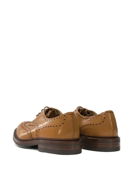 Pantofi derby Tricker's maro