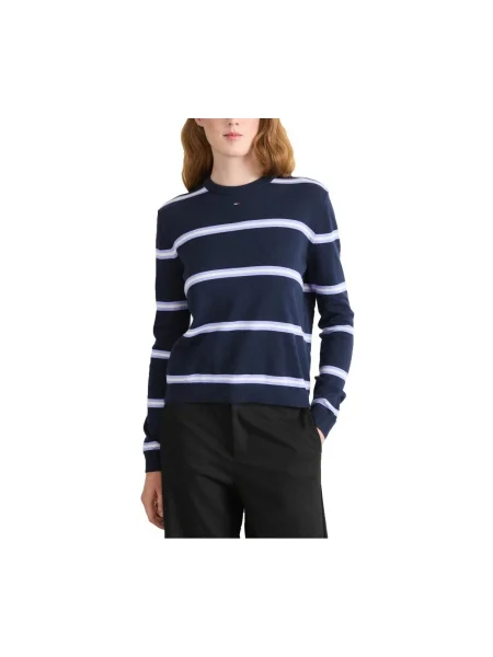 Sveter Tommy Jeans modrá