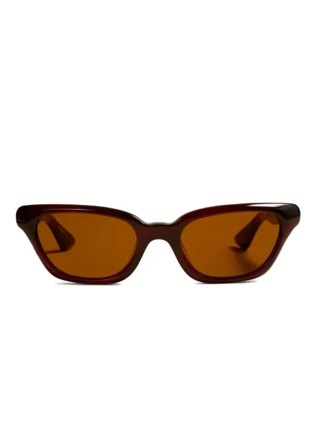 Ochelari de soare Khaite X Oliver Peoples cu imprimeu geometric roșu
