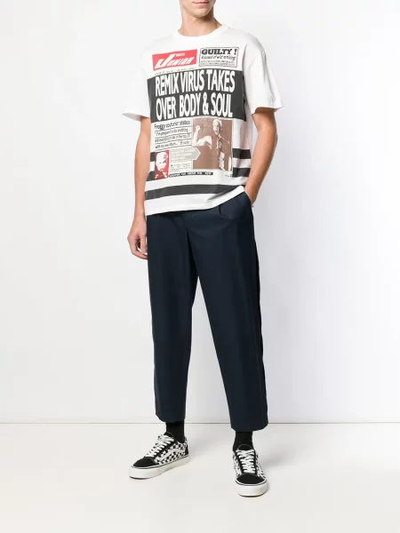 Tričko Jean Paul Gaultier Pre-owned s potiskem bílé