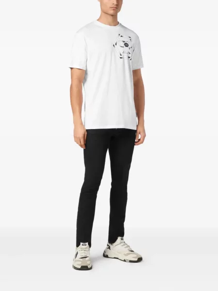 Tricou Philipp Plein alb