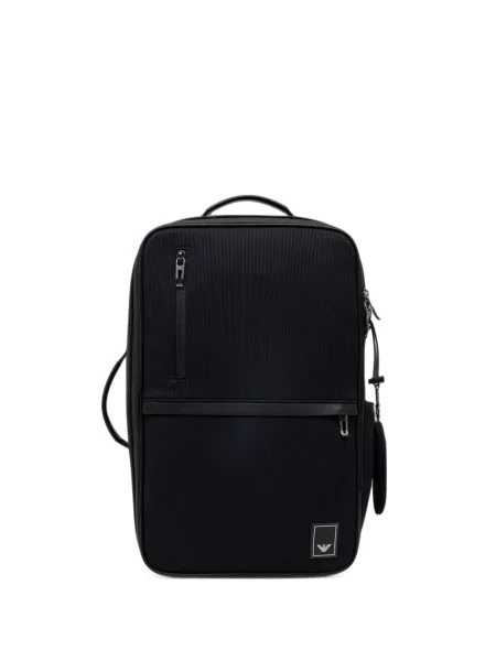 Rucsac Emporio Armani cu autograf negru