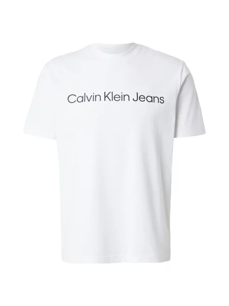 Calvin Klein Jeans tricou bărbătesc din cu alb