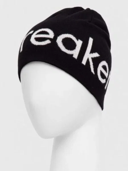 Olcsóbban. Icebreaker Merino téli sapka fekete/ecru hthr. Méret: OS fekete
