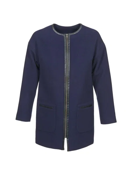 Kabát Naf Naf modrá