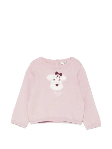 Sweter dziecięcy Liu Jo różowy