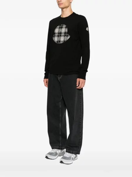Tricou Moncler cu autograf negru