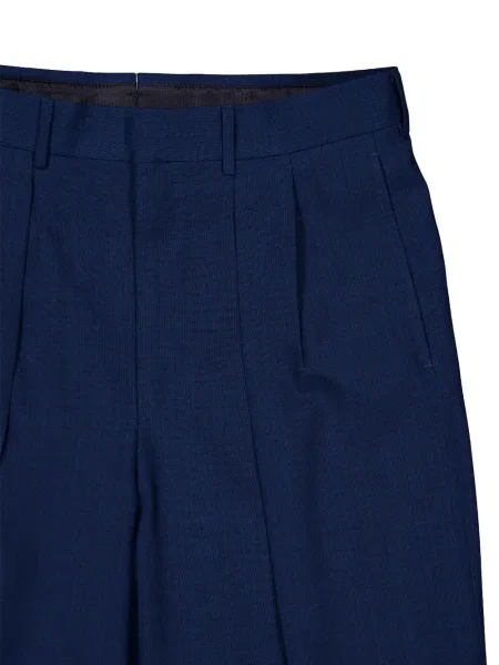 Pantaloni Tom Ford plisate albastru