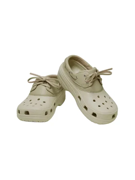 Mocasini Crocs clasici bej