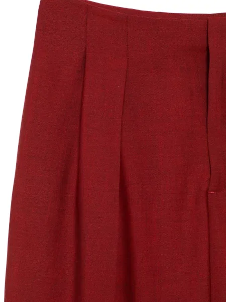 Pantaloni Lacoste roșu