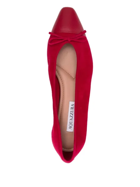 Șapcă Aquazzura cu funde roșu