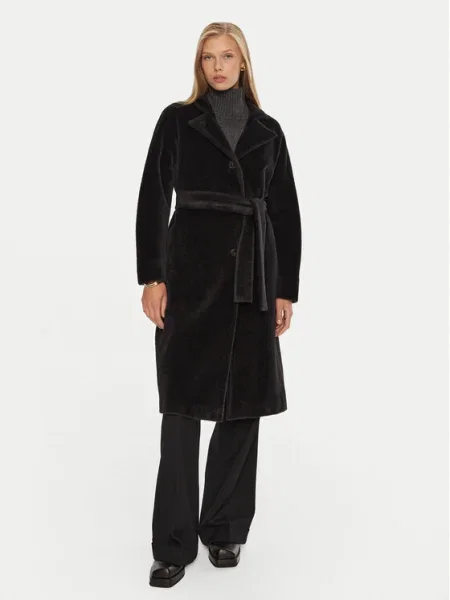 Marella Palton de lână Ofanto negru
