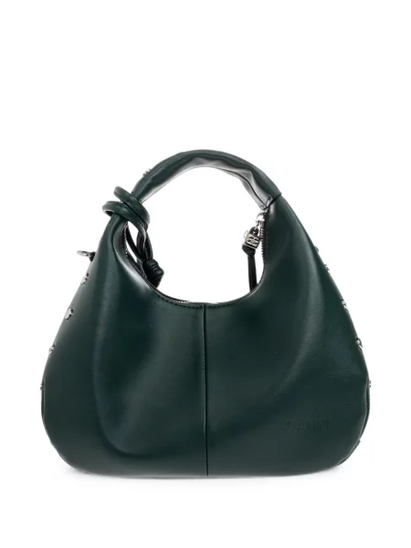 Geantă shopper Ganni verde