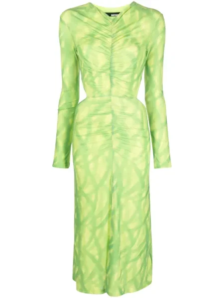 Rochie Rotate de costum verde