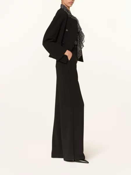 Max Mara Studio Spodnie Amico schwarz czarne