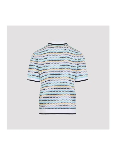 Dzianinowy sweter Casablanca z krótkim rękawem