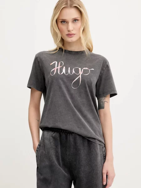 HUGO T-Shirt czarny