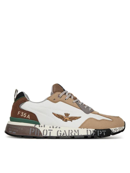 Sneakers Aeronautica Militare alb