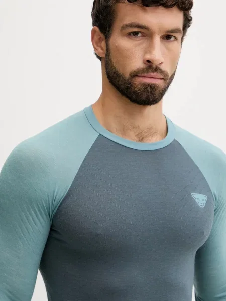 Термобілизна Dynafit з вовни мериноса бірюзовий