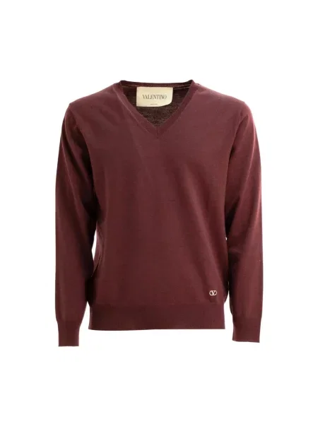 Sweter Valentino wełniany czerwony