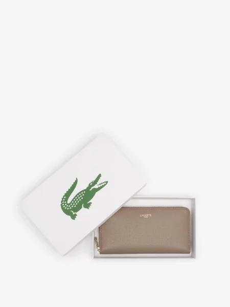 Кошелек Lacoste бежевый