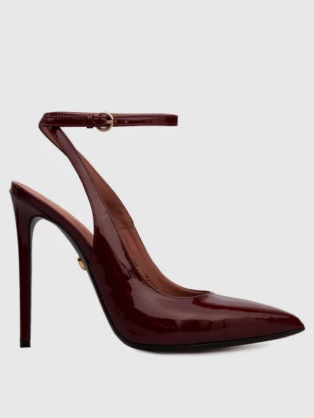 Шкіряні лакові босоніжки Babe Pay Pls червоні