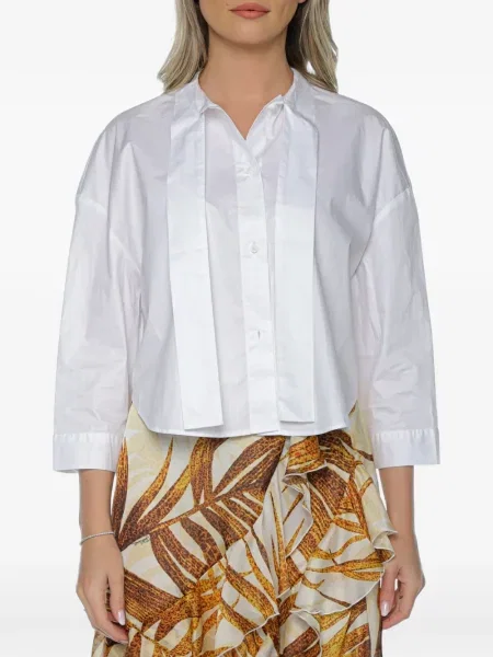 Decupat cămașă Armani Exchange alb
