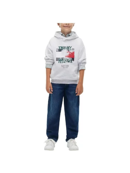 Mikina Tommy Hilfiger sivá