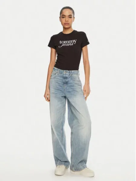 Tričko Tommy Jeans černé