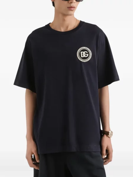 Tricou Dolce & Gabbana scurt albastru