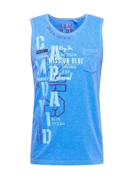 CAMP DAVID Tricou / bleumarin / deschis albastru