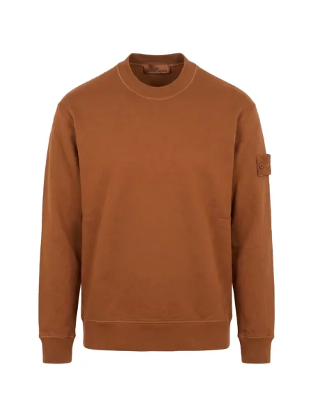 Hanorac Stone Island cu strasuri maro