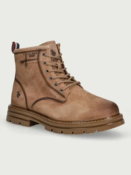 U.S. Polo Assn. férfi nubuk bokacsizma barna