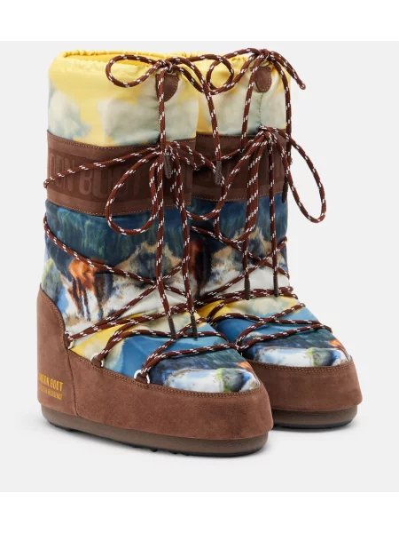 Зимни обувки за сняг Moon Boot кафяво