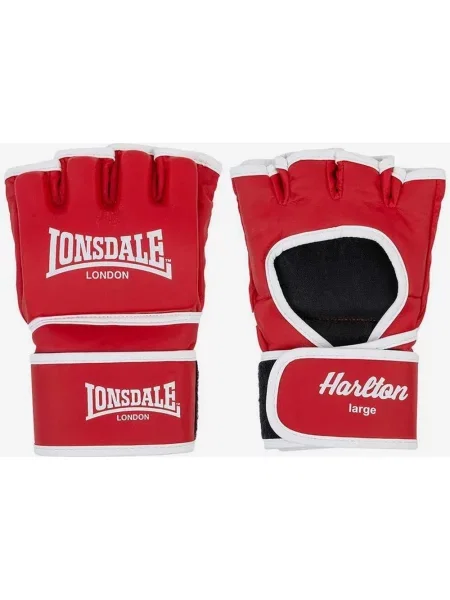 Rękawice Lonsdale Harlton czerwone M białe