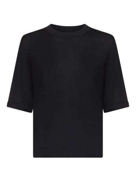 Tricou Loulou De Saison scurt negru