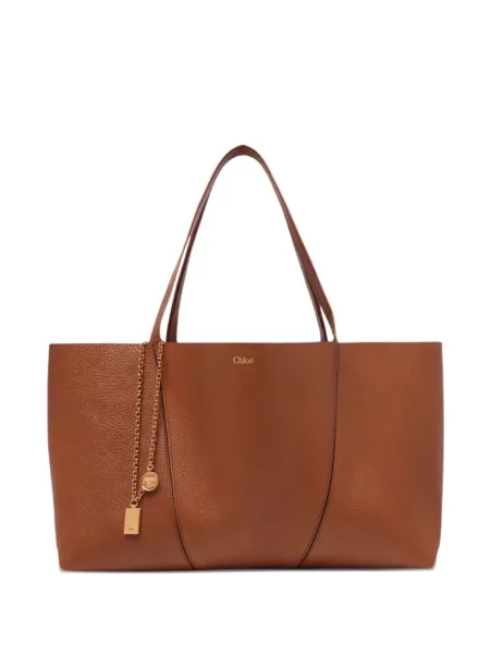 Colier Chloé din piele maro