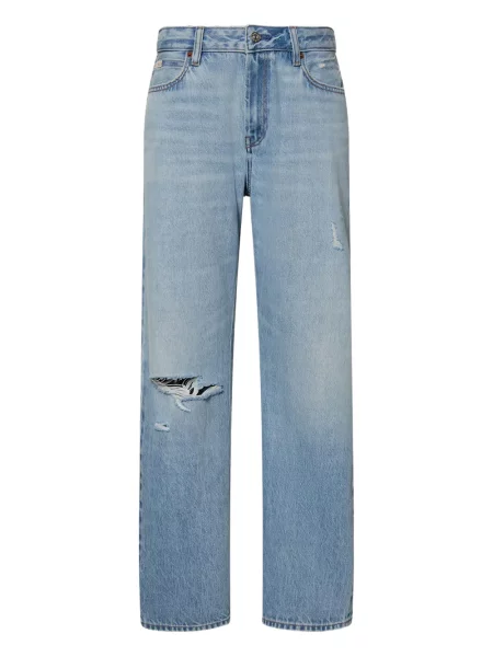 Blugi Calvin Klein Jeans cu autograf albastru