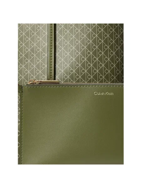 Geantă shopper Calvin Klein bej