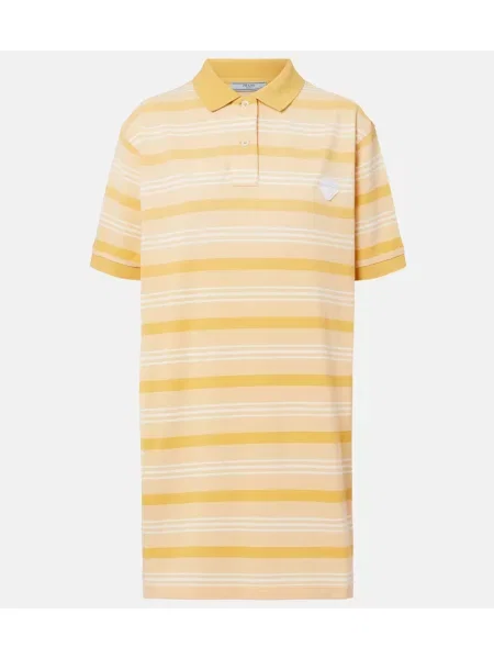 Rochie Prada cu dungi galben