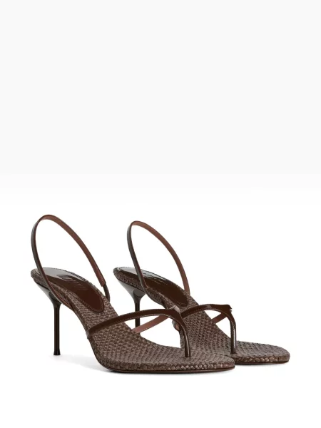 Chiloți tanga Paris Texas slingback maro