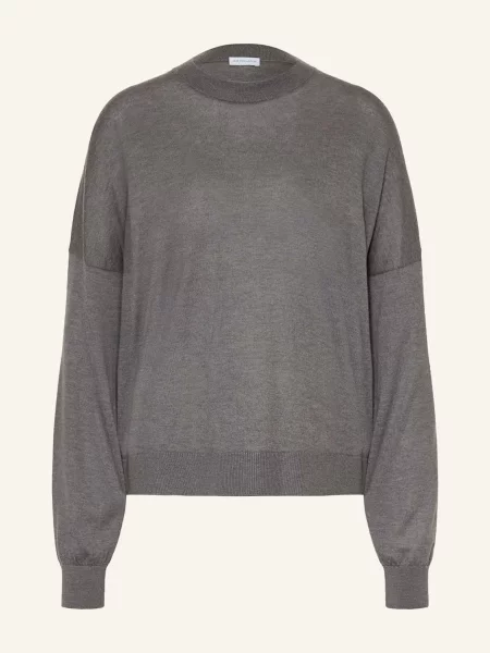 Iris Von Arnim Sweter Oversize Lise Z Kaszmiru grau szary