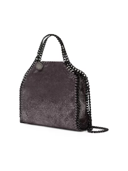 Shopperka Stella Mccartney skórzana niebieska