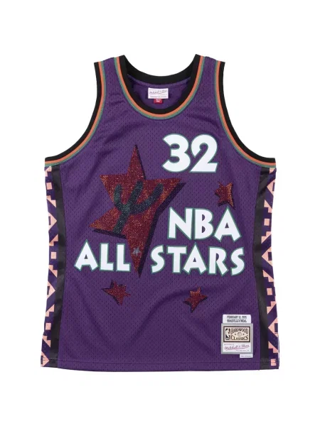 Baschet cămașă Mitchell & Ness din jerseu violet