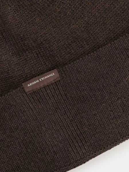 Armani Exchange Шапка Акрил/вовна коричневий