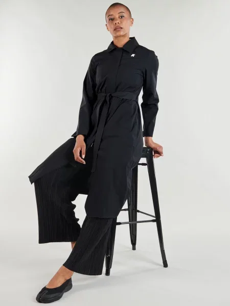 Palton K-way stretch negru