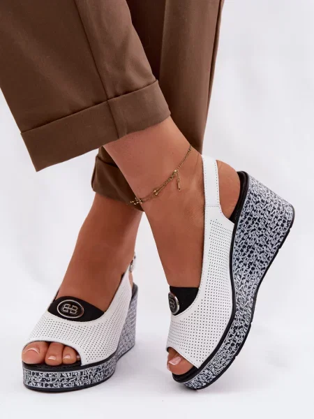 Сандали S. Barski на платформе черно