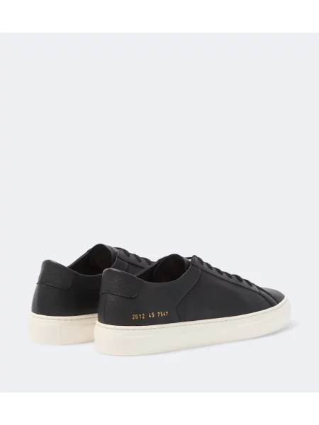 Sneakerși Common Projects din piele negru